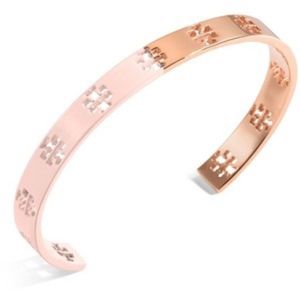 Tory Burch Dipped Pierced-'T' Cuff